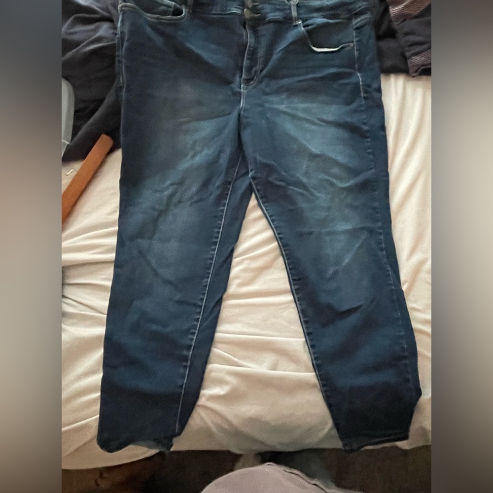 Maurices Dark Blue Skinny Jeans